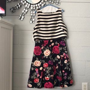 One piece dress (looks like 2-piece)